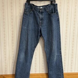 Eddie Bauer Men's Straight Blue Jeans